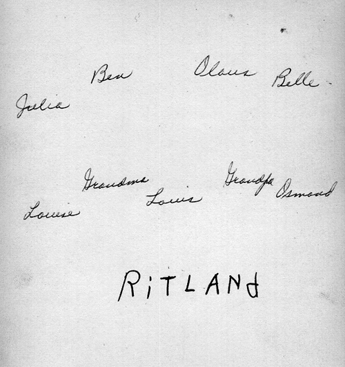 Jens Ritland Family - Back of Photo 1